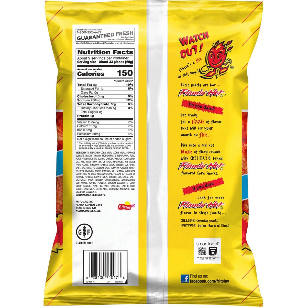 Chester's Hot Fries Tamaño Fiesta - 8.625 oz - Imagen 3