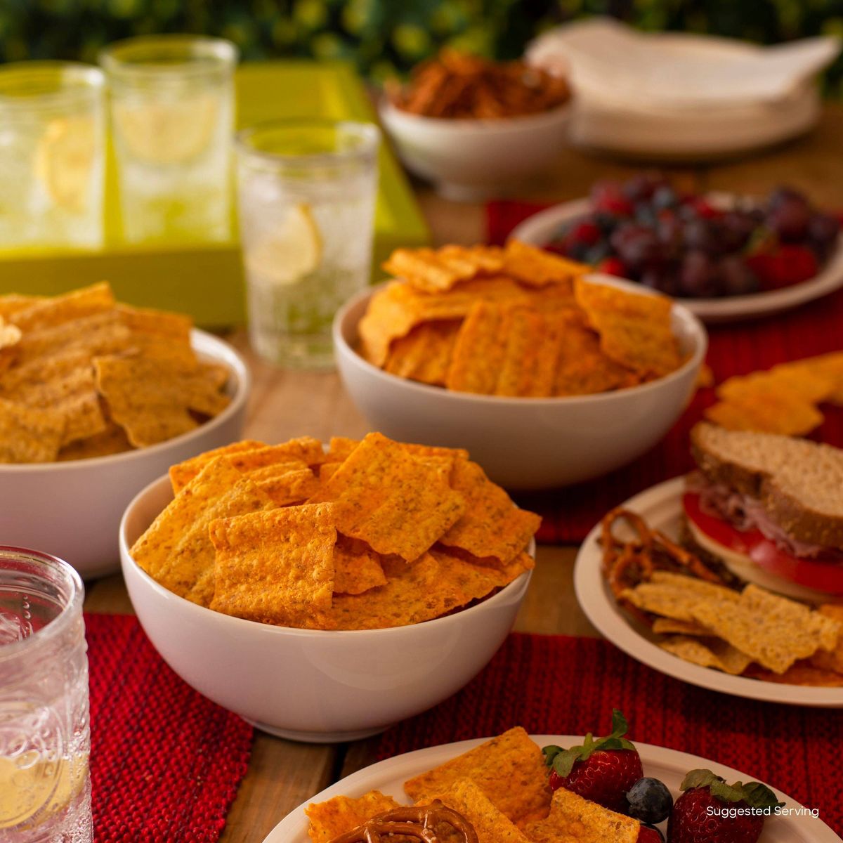 SunChips Botanas de Grano Entero Sabor Salsa de Jardín - 7 oz - Imagen 7