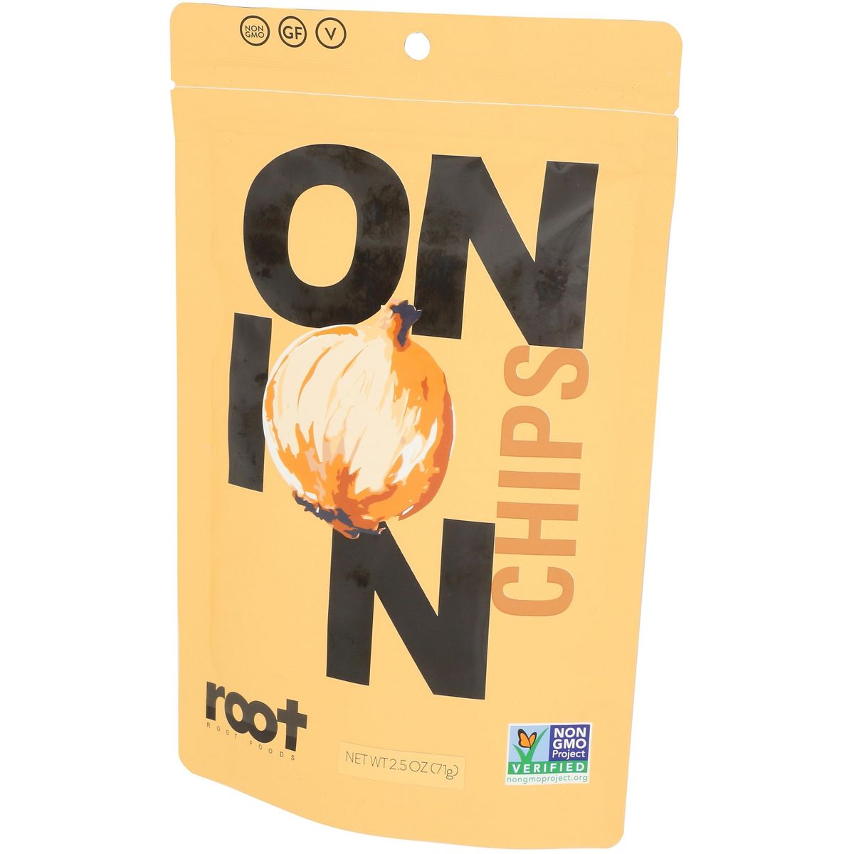 Root Foods Onion Chips - Caja de 6 - 2 oz - Imagen 4
