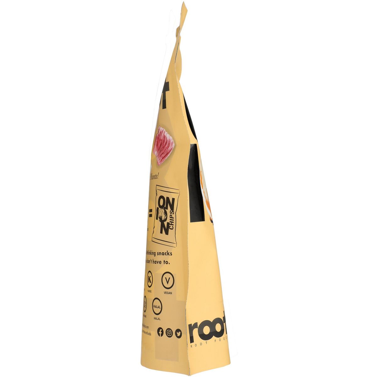 Root Foods Onion Chips - Caja de 6 - 2 oz - Imagen 5