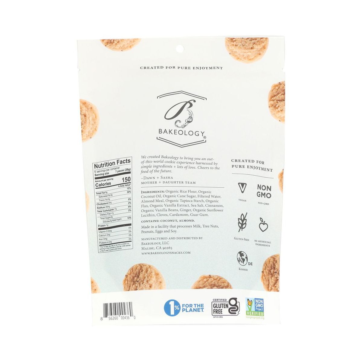 Bakeology Galletas Crujientes Sabor Vainilla Chai - Caja con 8/5 oz - Imagen 4