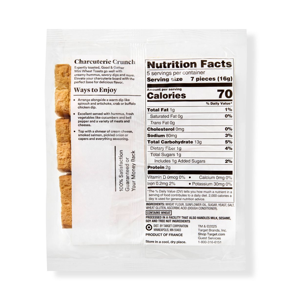 Mini Tostadas de Trigo 2.8 oz - Good & Gather™ - Imagen 3