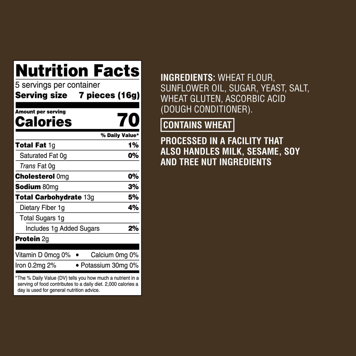 Mini Tostadas de Trigo 2.8 oz - Good & Gather™ - Imagen 5