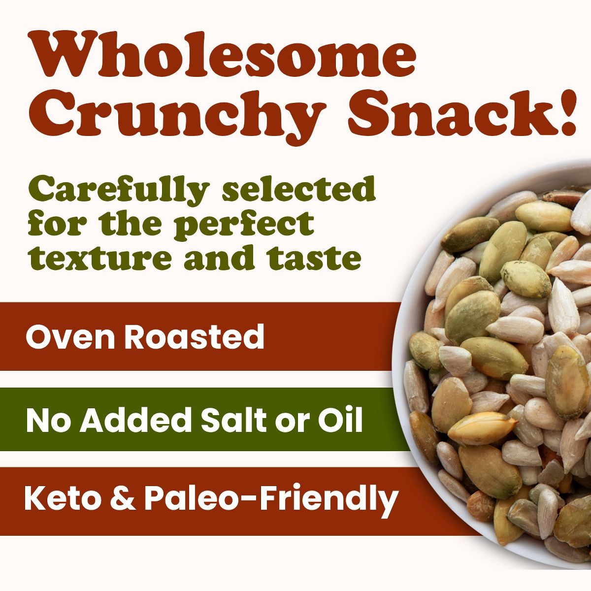 Mezcla Orgánica de Semillas de Girasol y Calabaza Tostadas en Seco - por Food to Live - Imagen 6