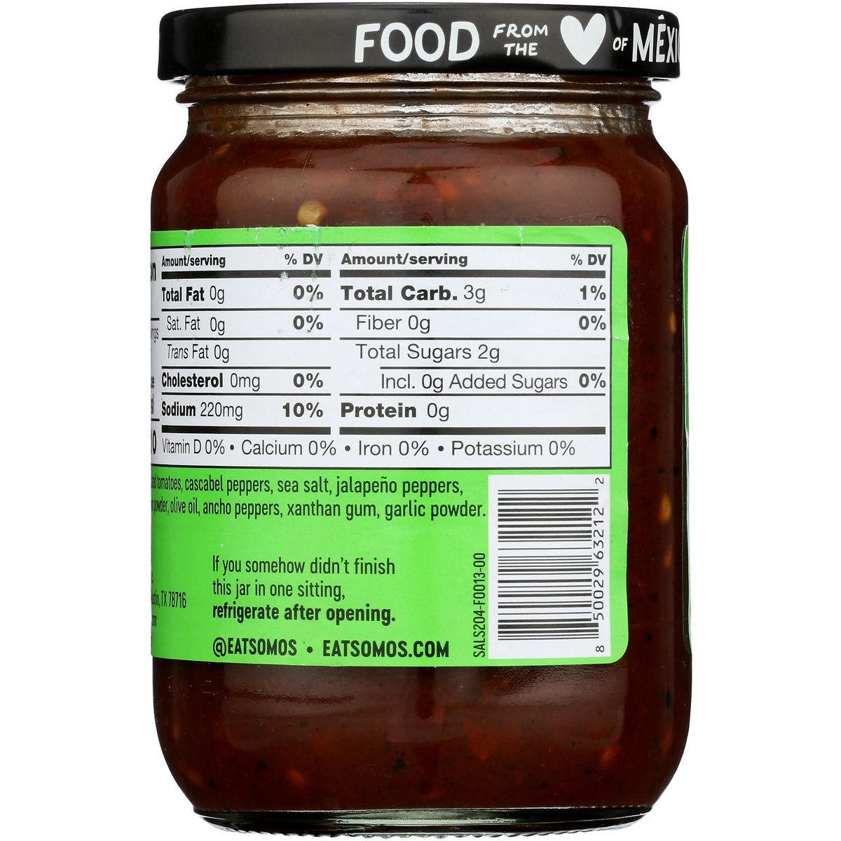 Salsa Cuatro Chiles Medium - Caja con 6/12 oz - Imagen 4