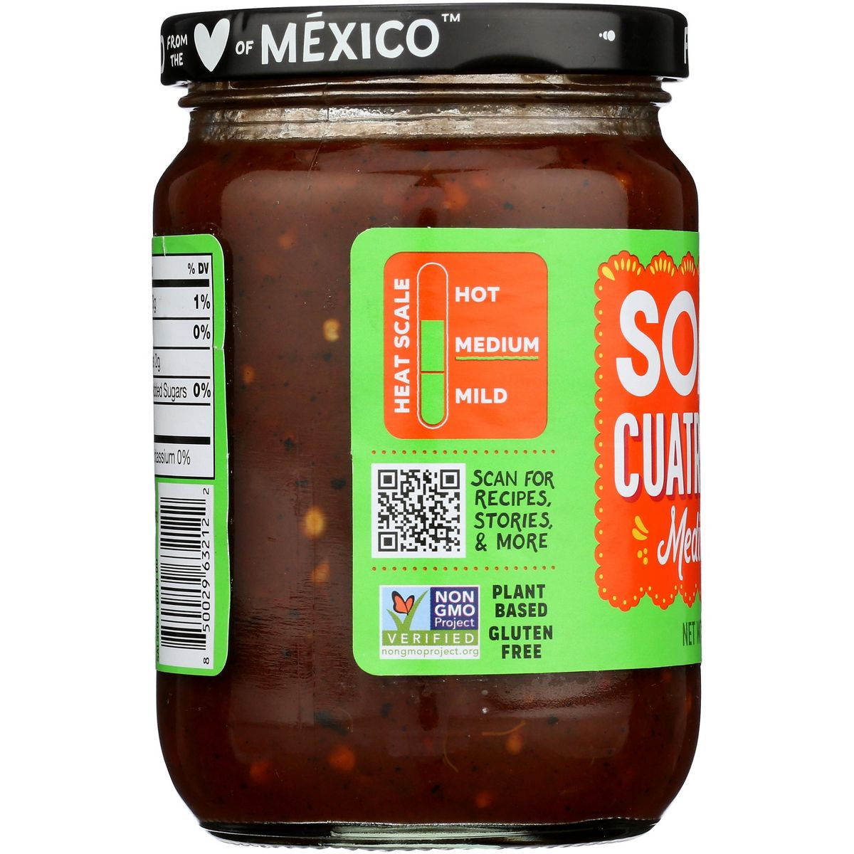 Salsa Cuatro Chiles Medium - Caja con 6/12 oz - Imagen 5