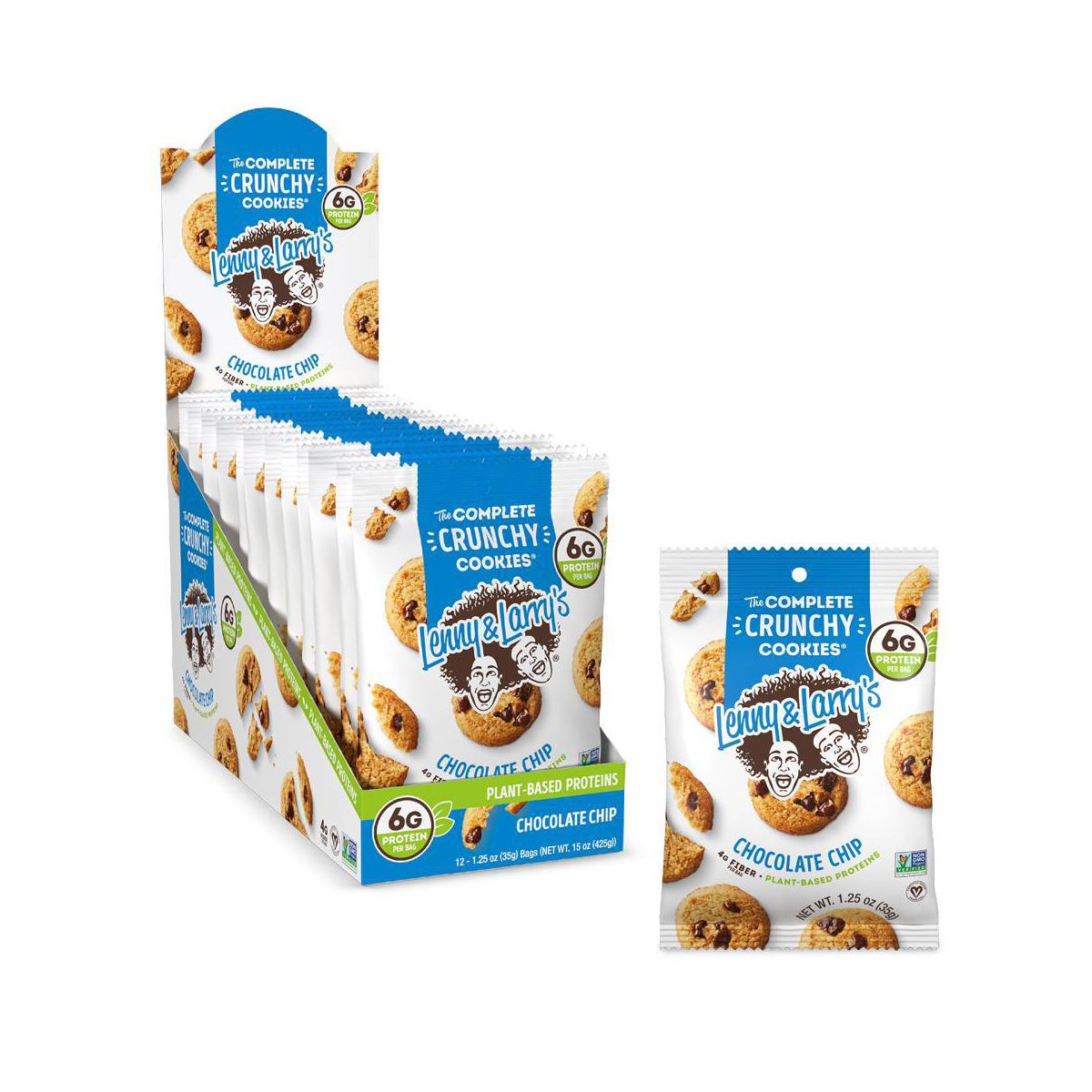 Galletas Crujientes Lenny & Larry's - Chispas de Chocolate - 12ct - Imagen 2