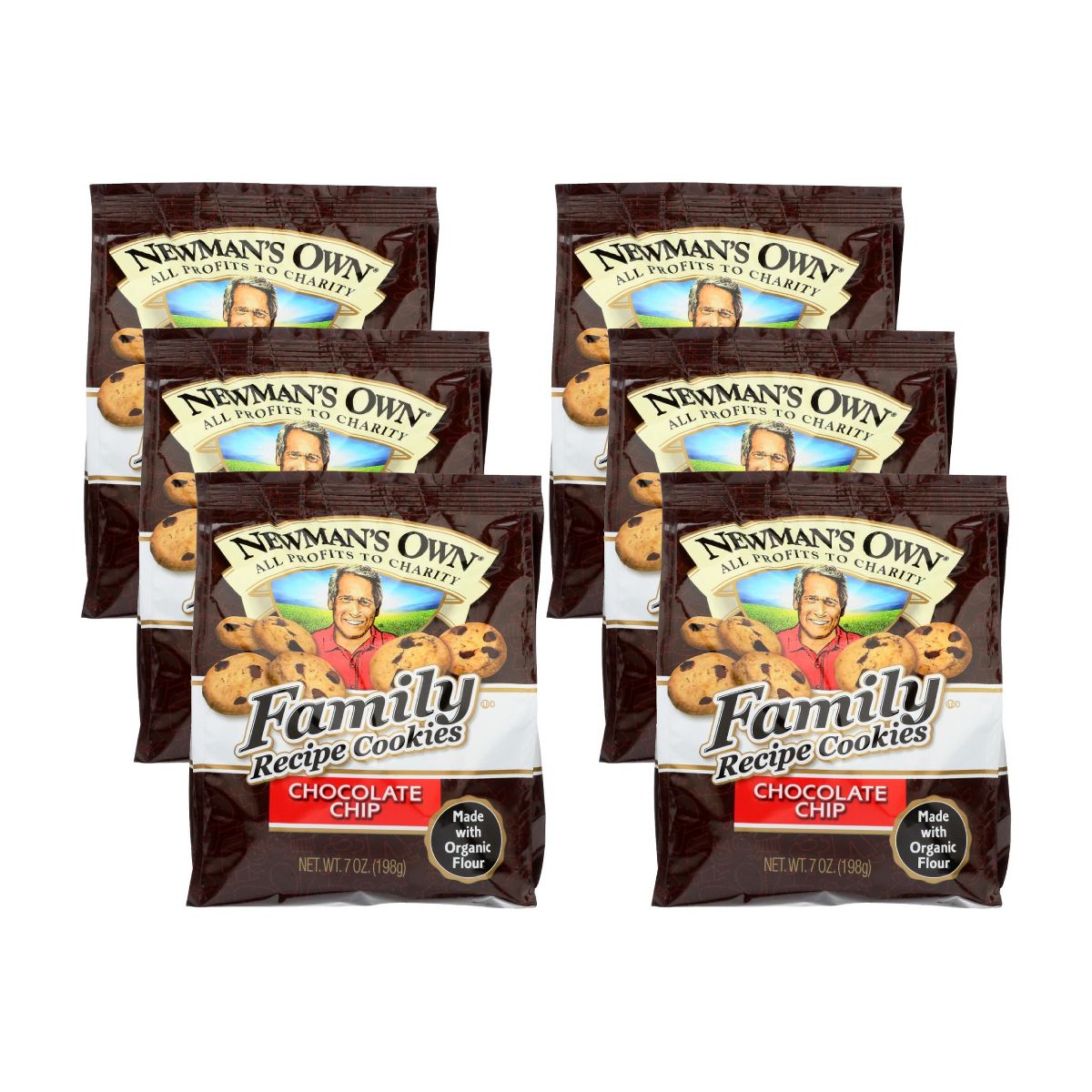 Galletas con Chispas de Chocolate Newman's Own Organics - Paquete de 6/7 oz - Imagen 2