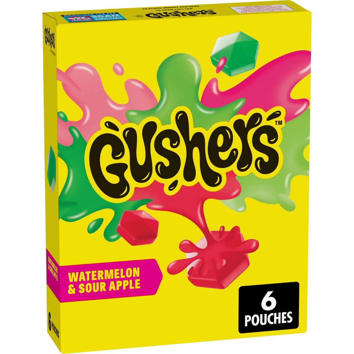 Gushers Sabor Sandía y Manzana Ácida - Bocadillo de Fruta - 4.8 oz / 6 ct - Imagen 2