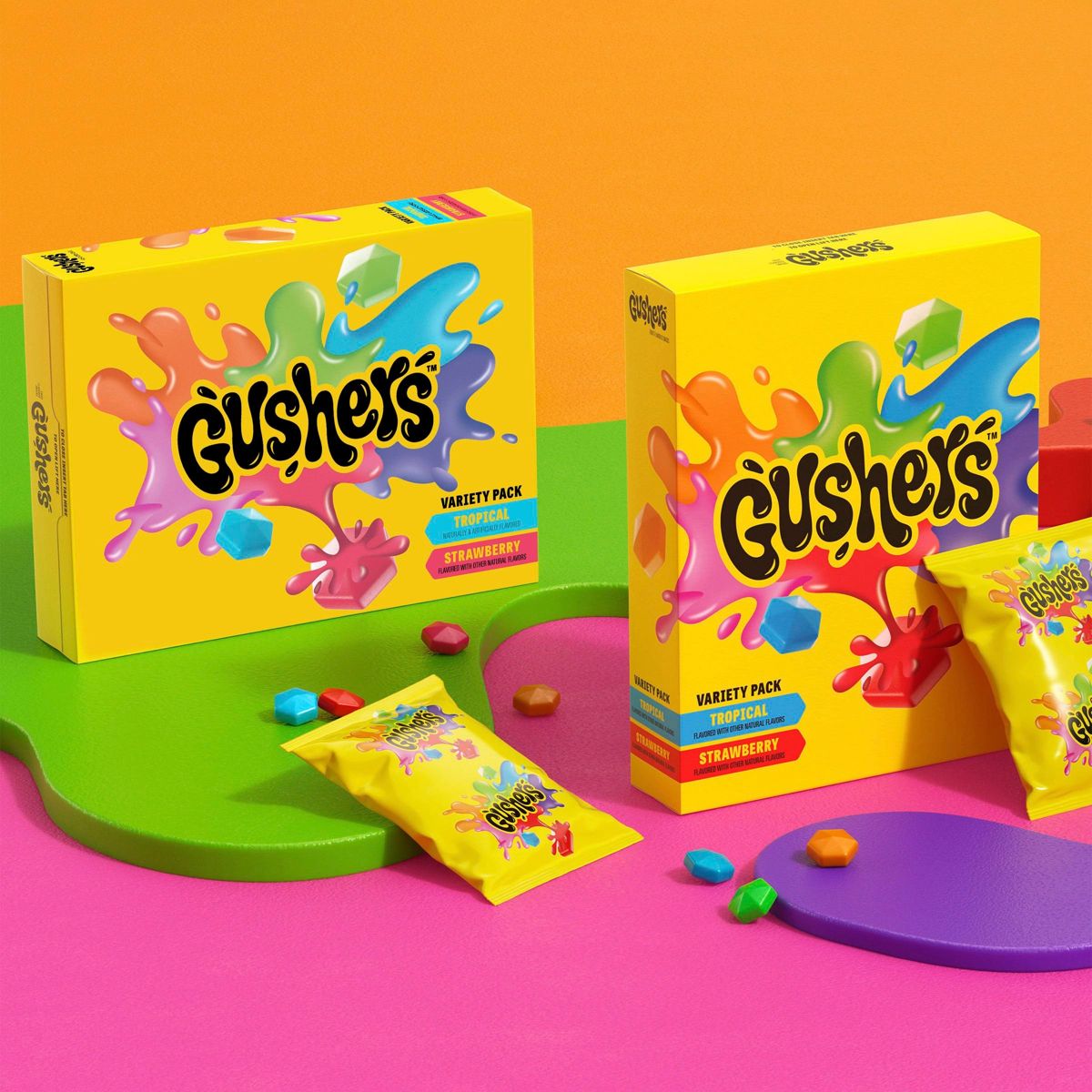 Gushers Sabor Sandía y Manzana Ácida - Bocadillo de Fruta - 4.8 oz / 6 ct - Imagen 7