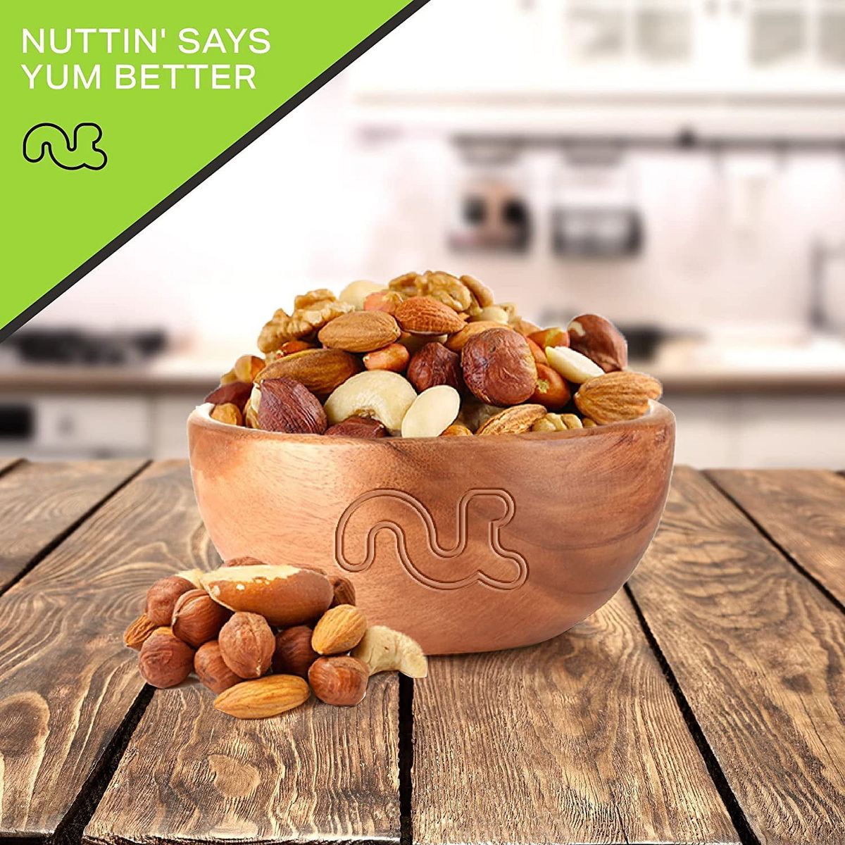 Nut Cravings Mezcla de Nueces Tostadas y Saladas: Brasil, Pacanas, Almendras, Avellanas, Anacardos - Imagen 7