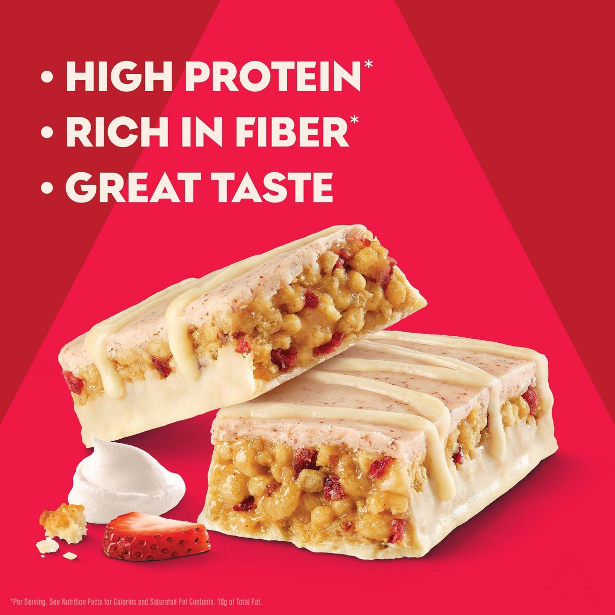 Atkins Barra de Proteína de Soya Sabor Pastel de Fresas con Alto Contenido de Proteína - 15g de Proteína - 6.77 oz/4 piezas - Imagen 5