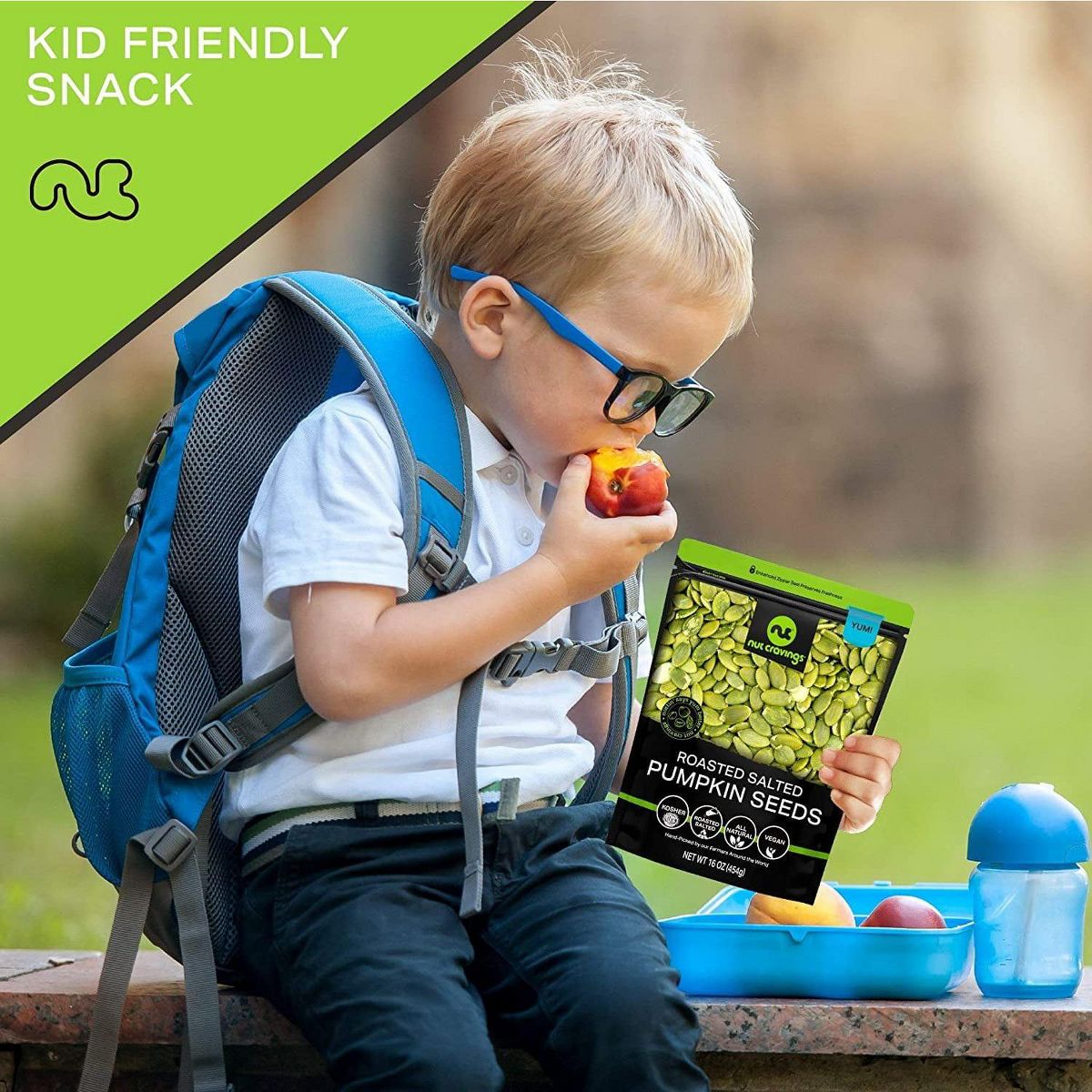 Pepitas de Calabaza Tostadas y Saladas, sin Cáscara por Nut Cravings - Imagen 9