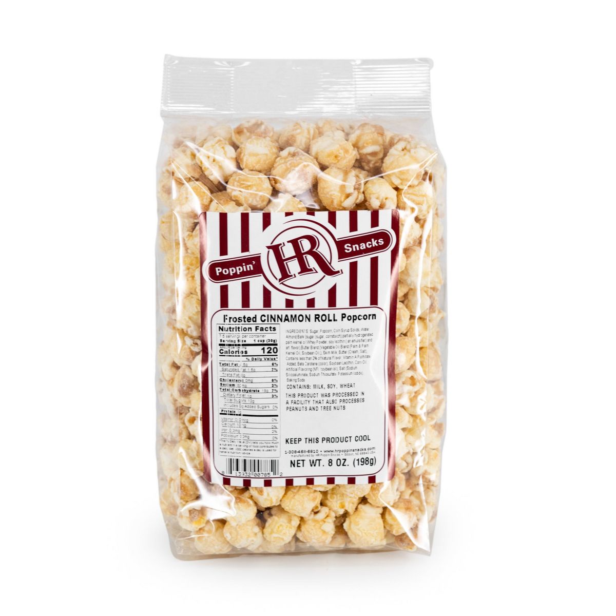 HR Poppin' Snacks 8 oz Palomitas de Caramelo con Canela - Paquete de 2 - Imagen 3