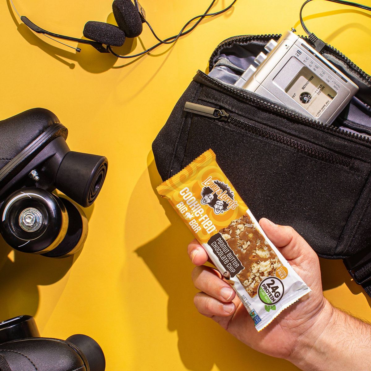 Barra Grande Cookie-Fied de Lenny & Larry - Mantequilla de Cacahuate con Chispas de Chocolate - 12ct - Imagen 6