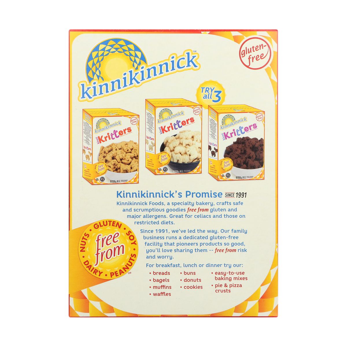 Galletas de Animalitos con Chocolate Kinnikinnick - Caja de 6/8 oz - Imagen 4
