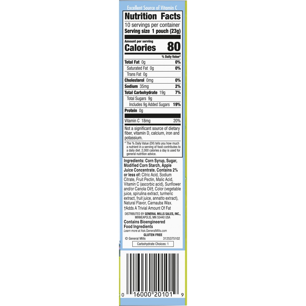 Betty Crocker Bluey Bocadillos de Fruta Sabor a Fruta - 8 oz/10 ct - Imagen 7