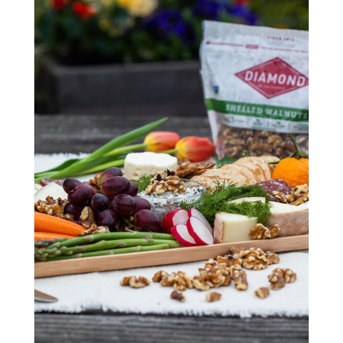 Nueces de California Diamond picadas - 8 oz - Imagen 6