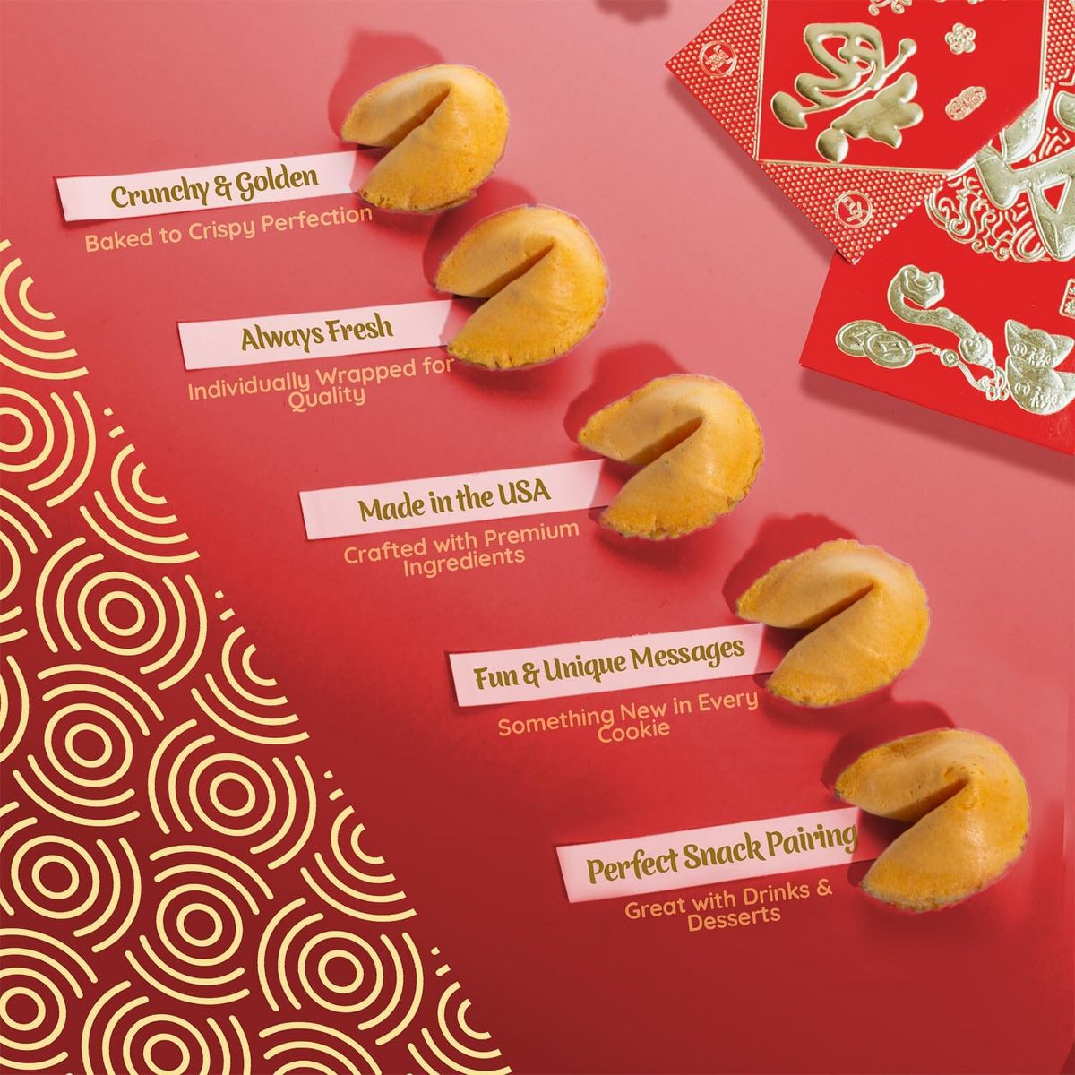 Galletas de la Fortuna Snackathon, Vainilla, 50 Piezas - Imagen 4