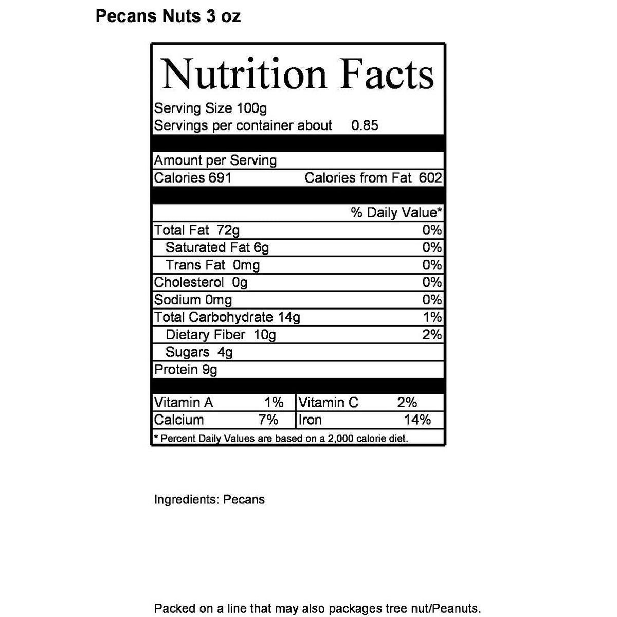 Nueces Pecanas en Mitades Crudas It's Delish - Imagen 3