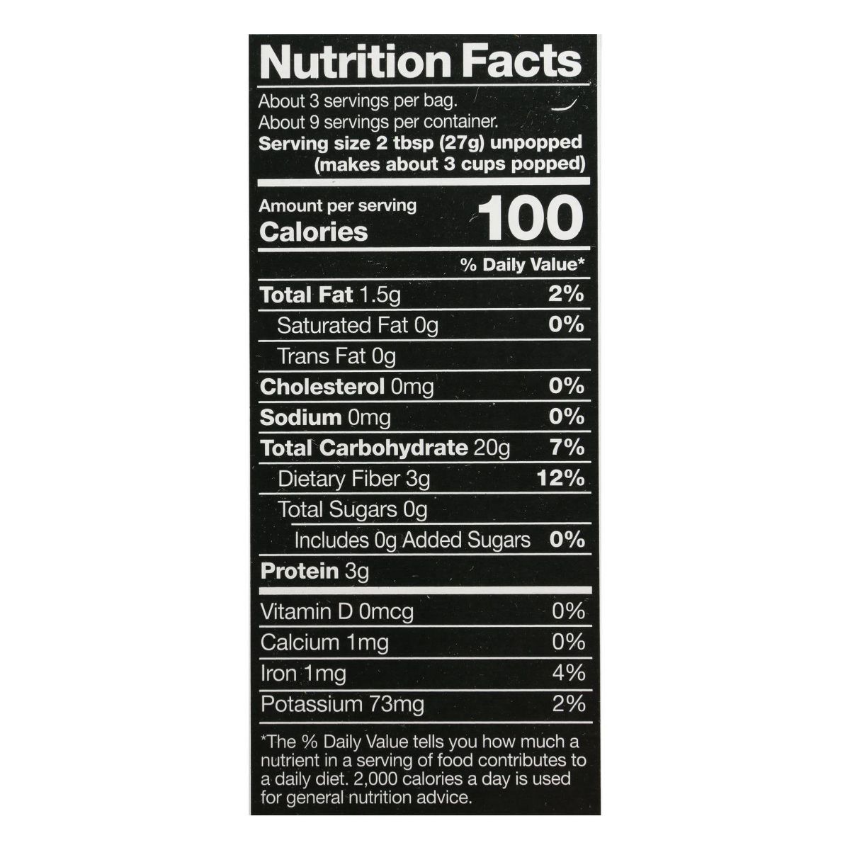 Palomitas de Maíz para Microondas Black Jewell Sin Sal y Sin Aceite - Caja de 6/8.7 oz - Imagen 7