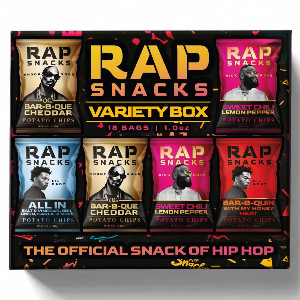 Caja de Variedad Rap Snacks - 18ct/18oz - Imagen 3