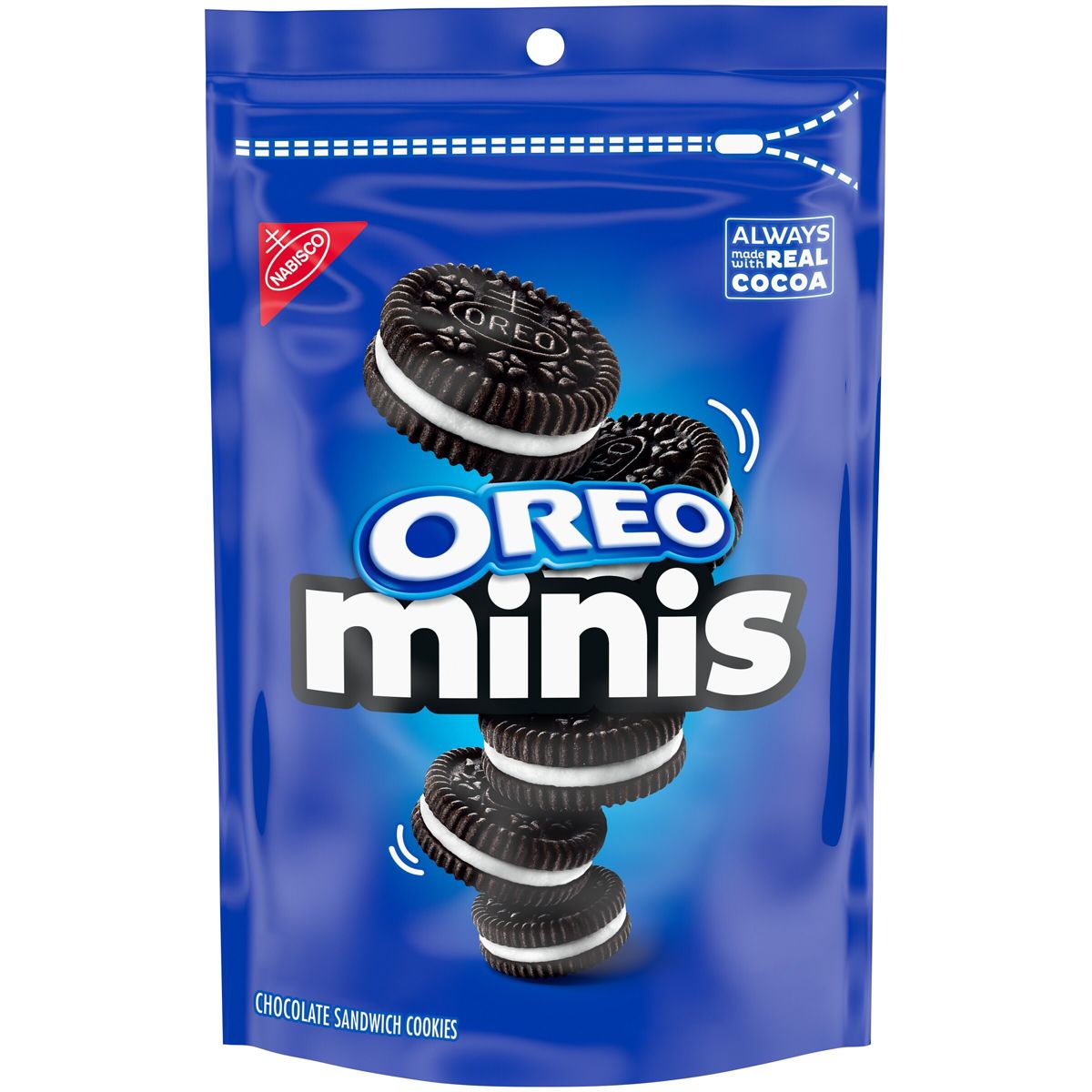 Oreo Minis Galletas Sándwich de Chocolate - 8 oz