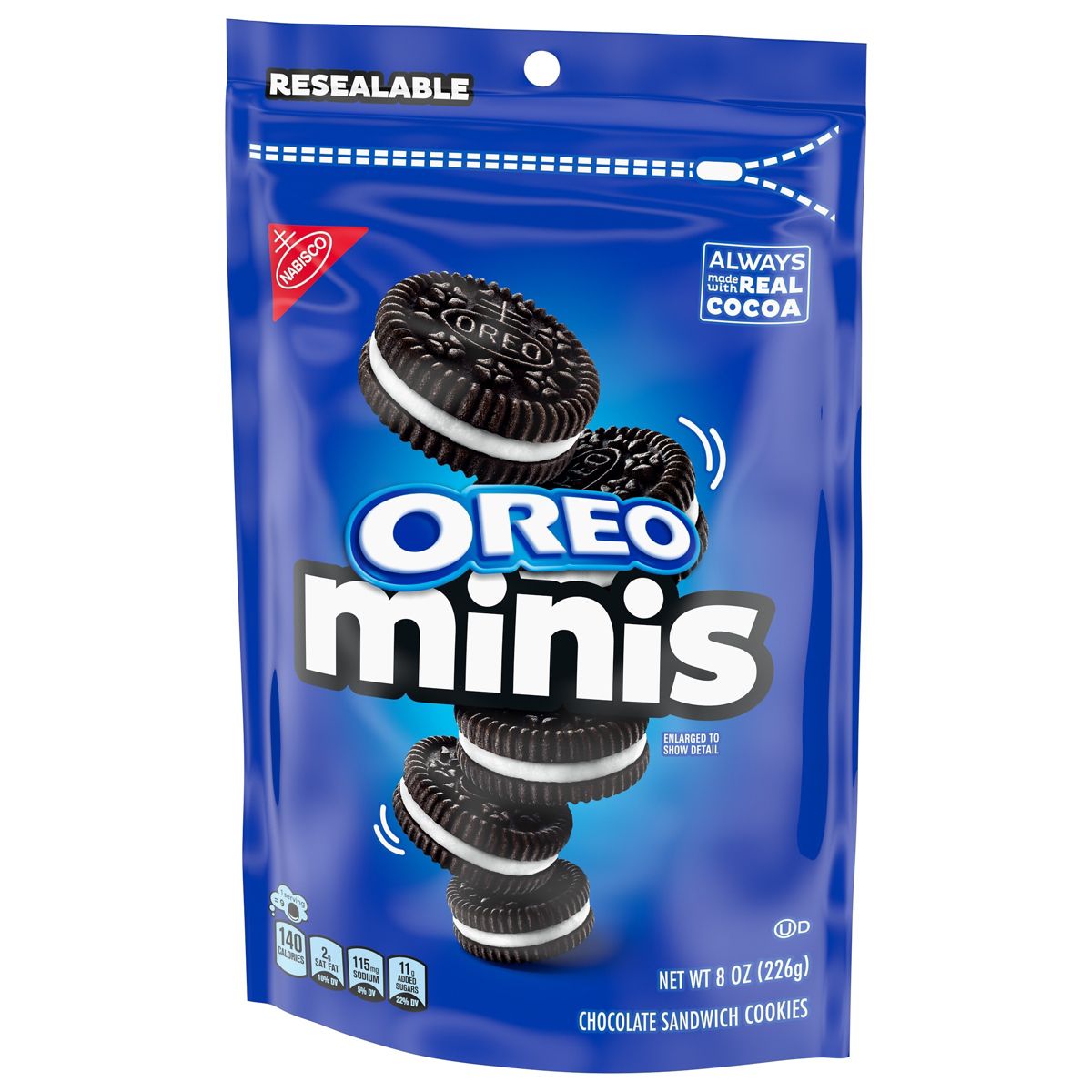 Oreo Minis Galletas Sándwich de Chocolate - 8 oz - Imagen 10