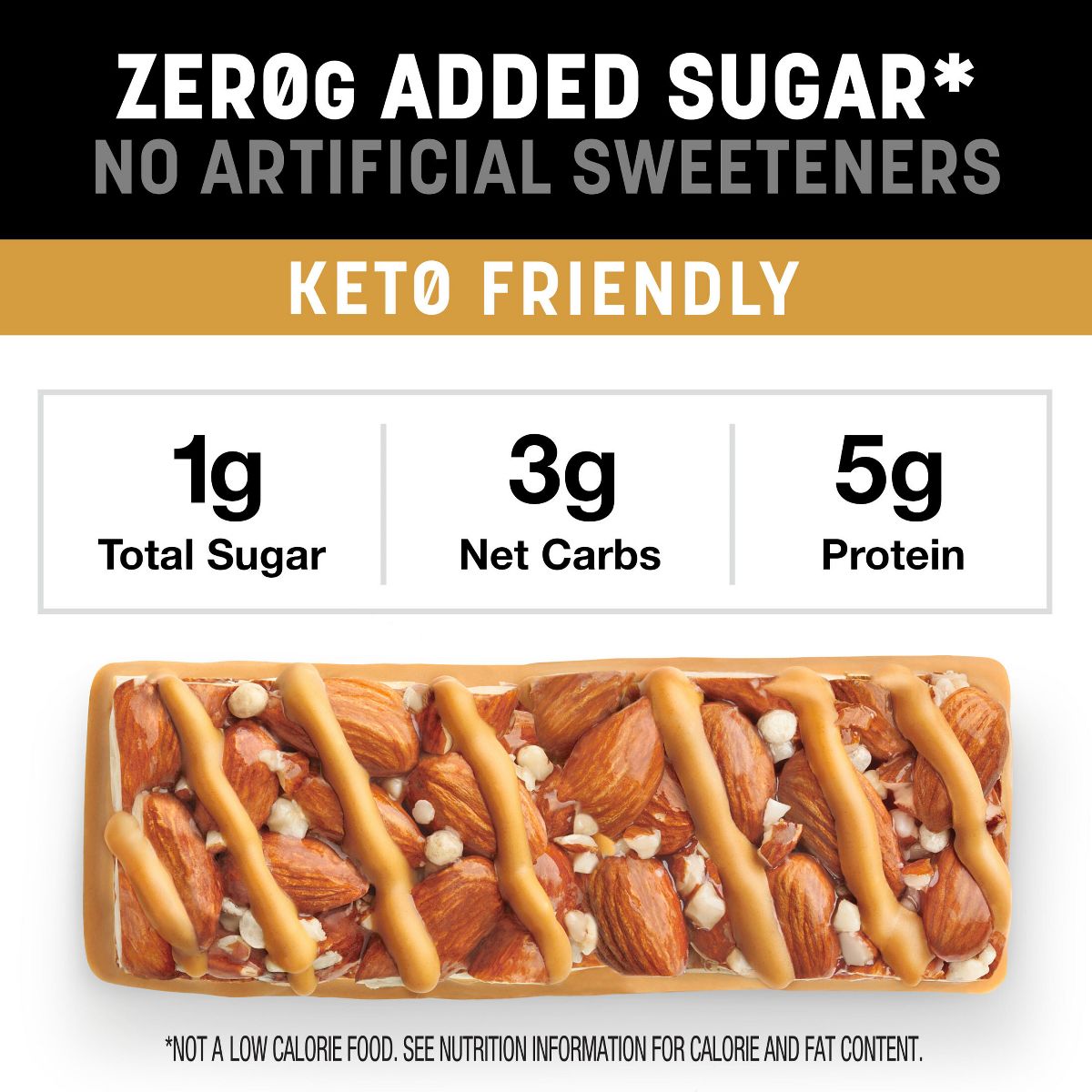 Barras KIND Zero Caramel Almendra y Sal Marina - 6.2 oz/5 ct - Imagen 7