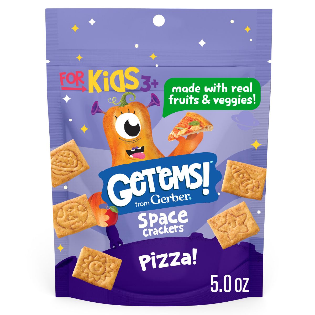 Galletas Espaciales de Pizza Gerber Get'ems! para Niños - 5 oz - Imagen 2