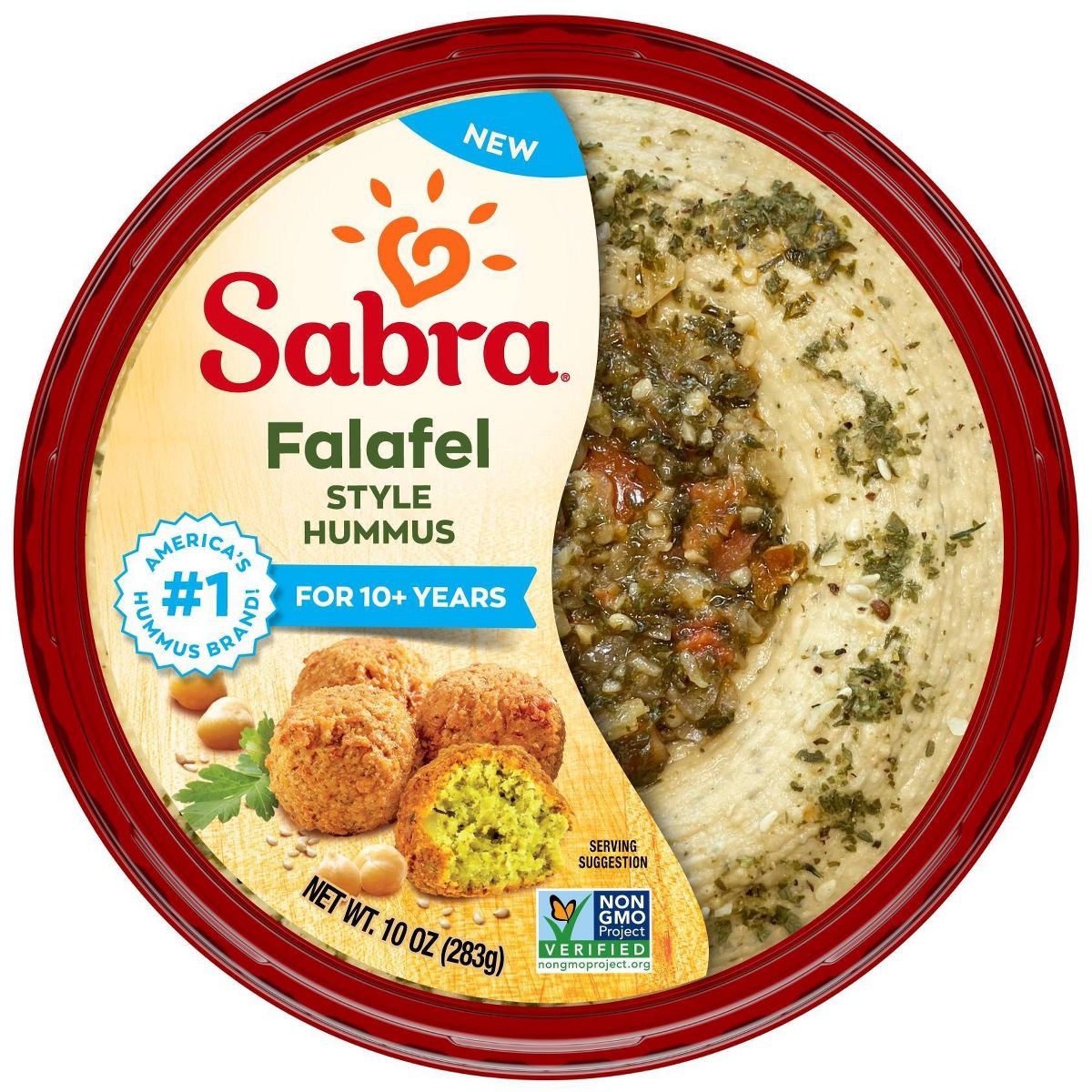 Sabra Hummus Estilo Falafel - 10 oz - Imagen 2