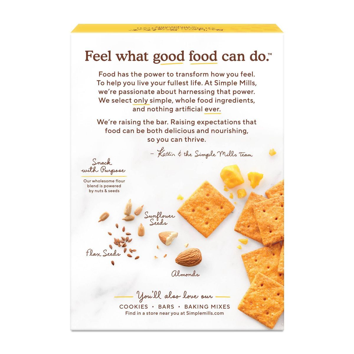 Simple Mills Cheddar - 4.25 oz - Imagen 4