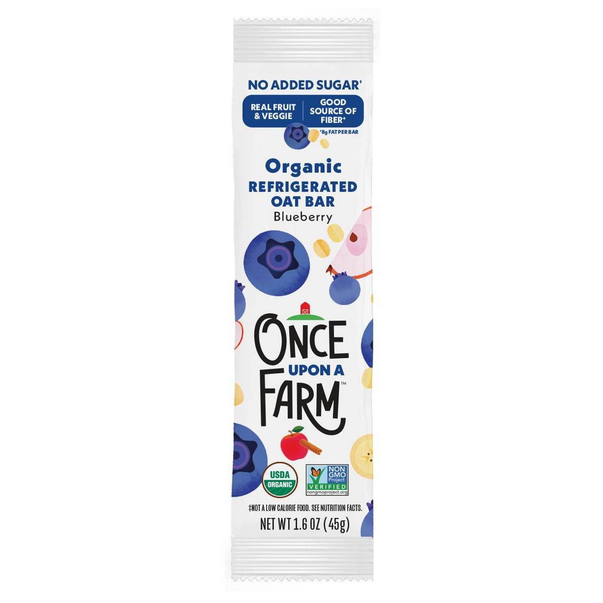 Once Upon a Farm Barra de Avena Refrigerada Orgánica de Arándano - 1.6 oz