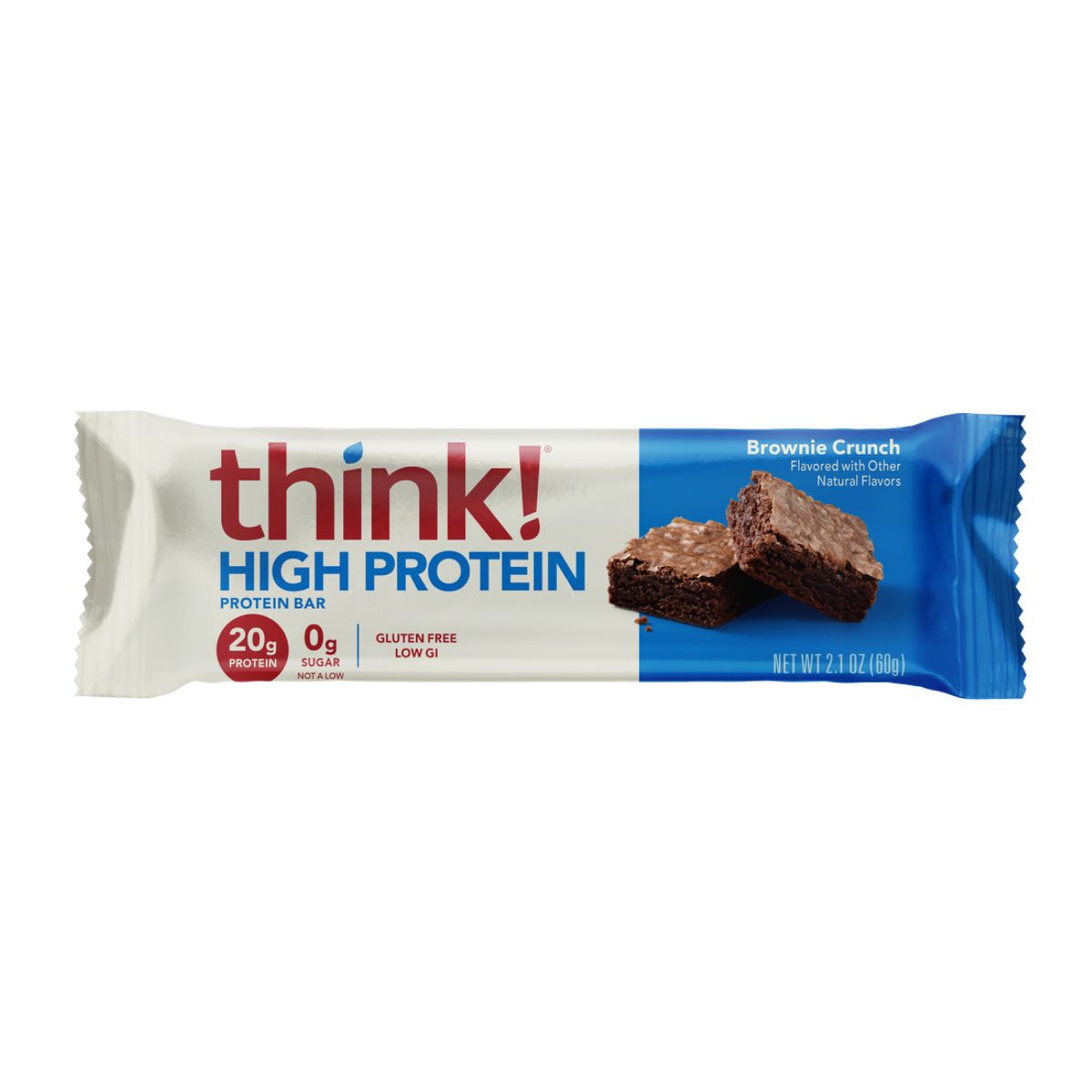 think! Barras Crujientes de Brownie con Alto Contenido de Proteína - Imagen 4