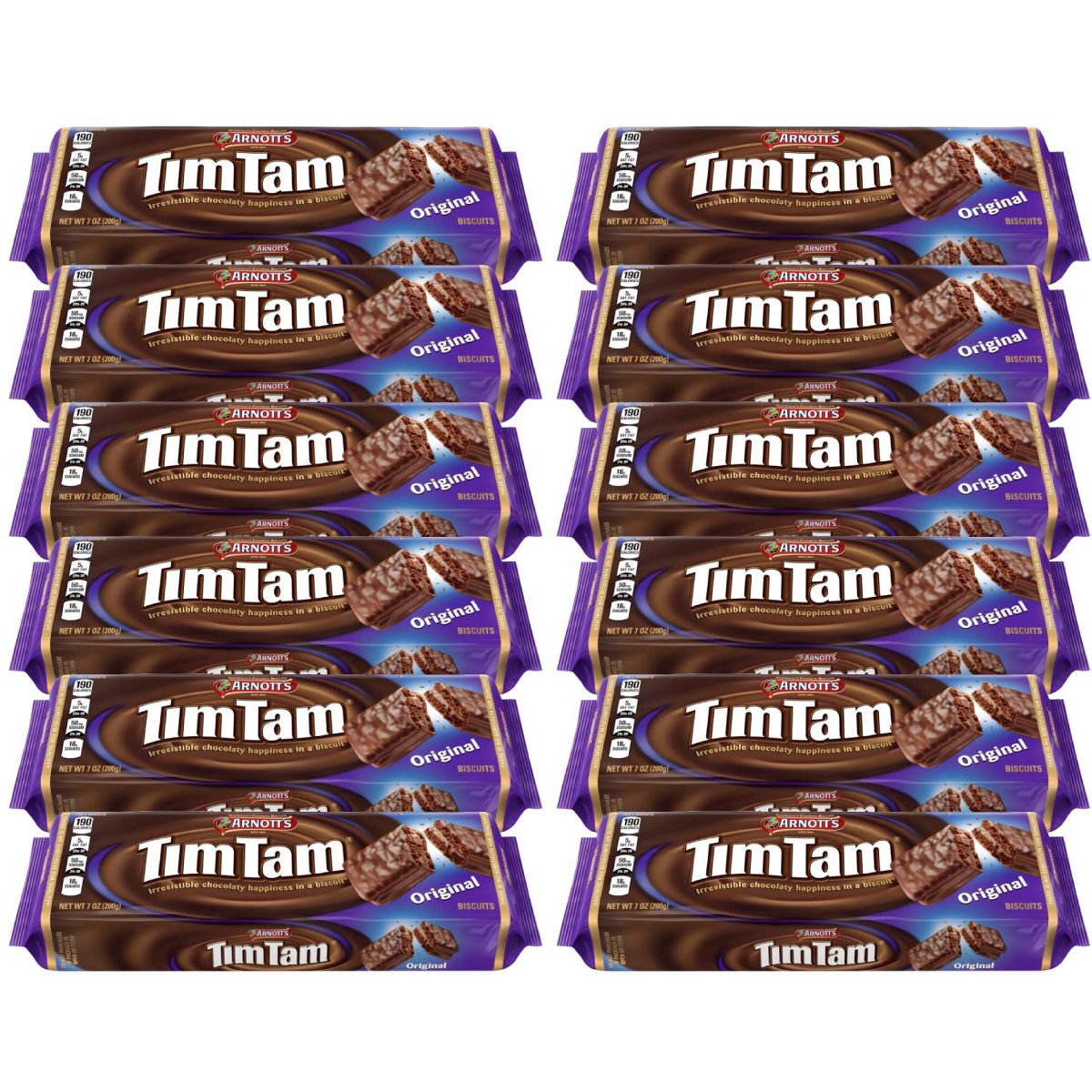 Galleta Original Tim Tam de Arnott's - Caja de 12/7 oz