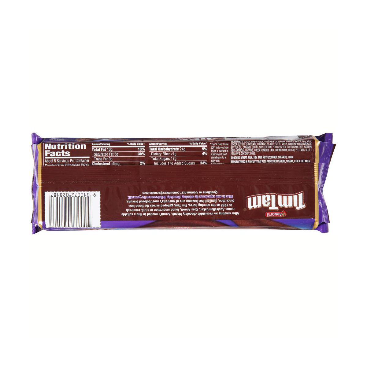 Galleta Original Tim Tam de Arnott's - Caja de 12/7 oz - Imagen 4
