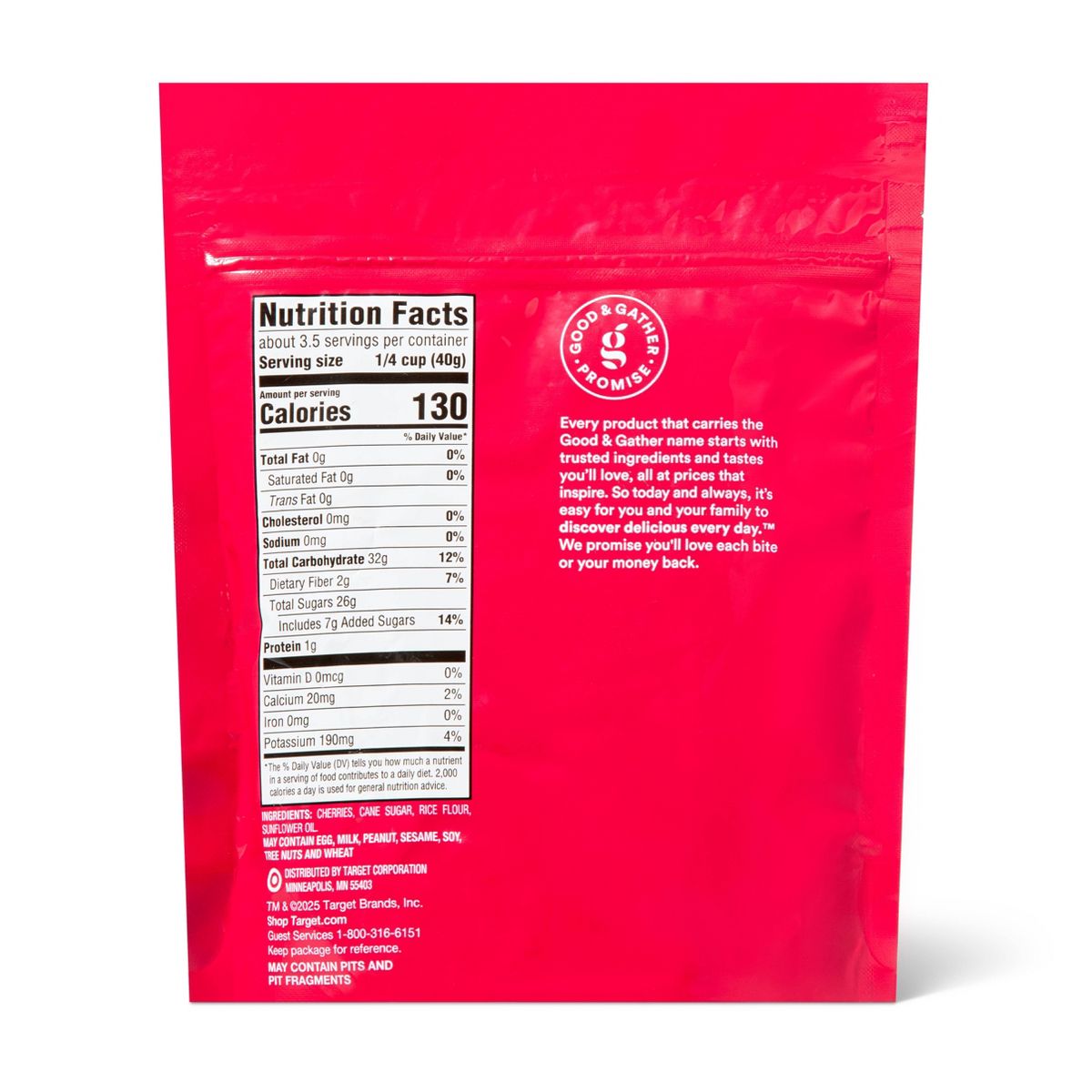 Cerezas Dulces Secas - 5 oz - Good & Gather™ - Imagen 3