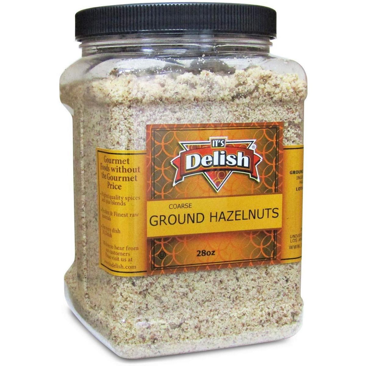 Avellanas Molidas de It's Delish, Contenedor Reutilizable Jumbo de 28 Oz - Imagen 7