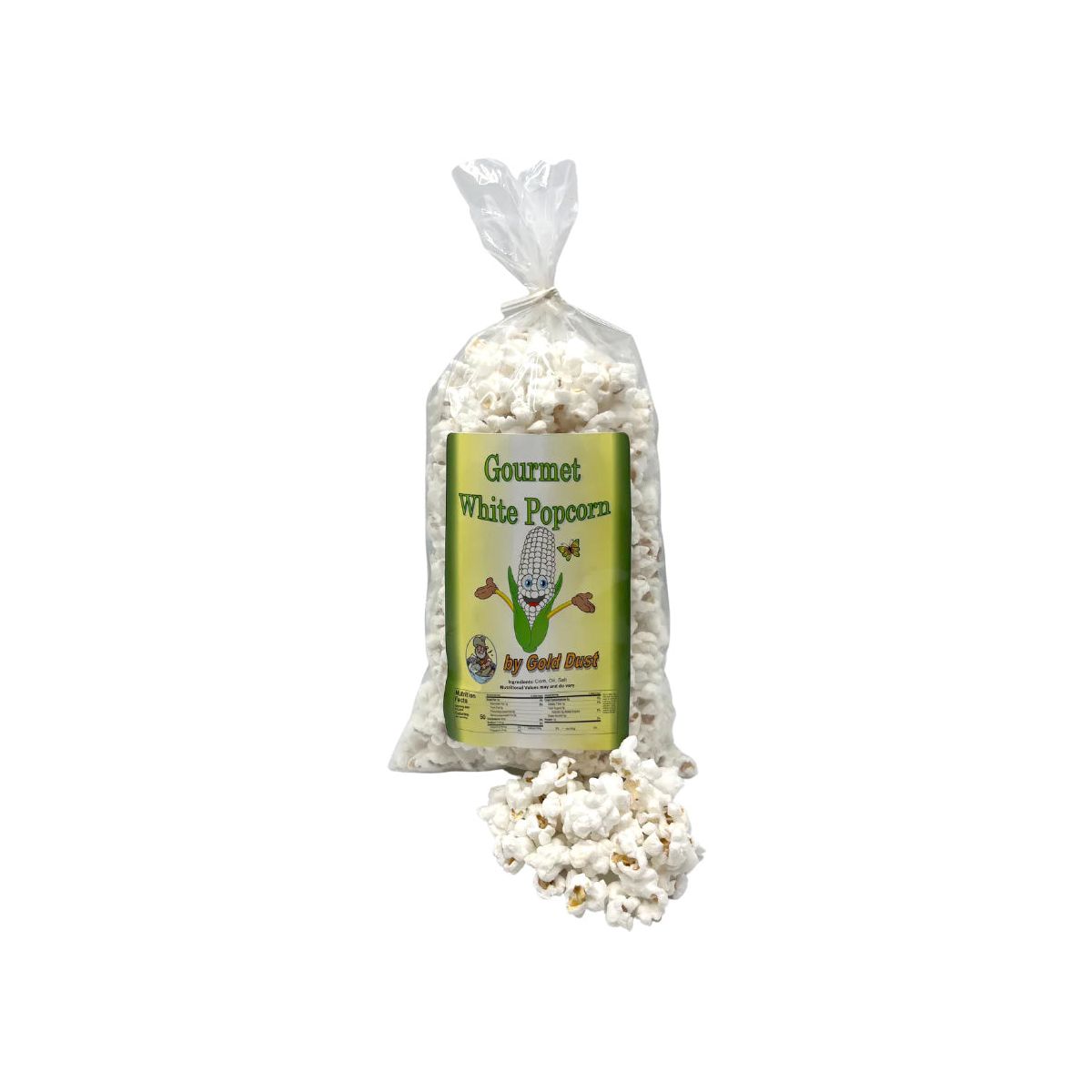 Gold Dust Kettle Corn Palomitas 1.5 oz Mariposa Blanca Ligeramente Saladas No Transgénicas - Paquete de 3 - Imagen 4