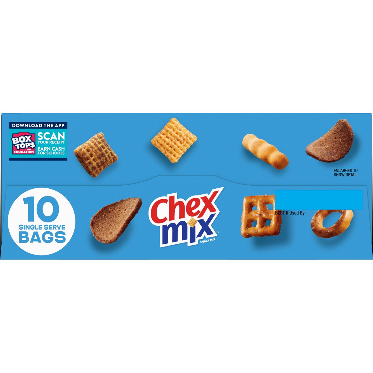 Chex Mix Mezcla de Botana Tradicional en Bolsas - 17.5 oz/10 ct - Imagen 8