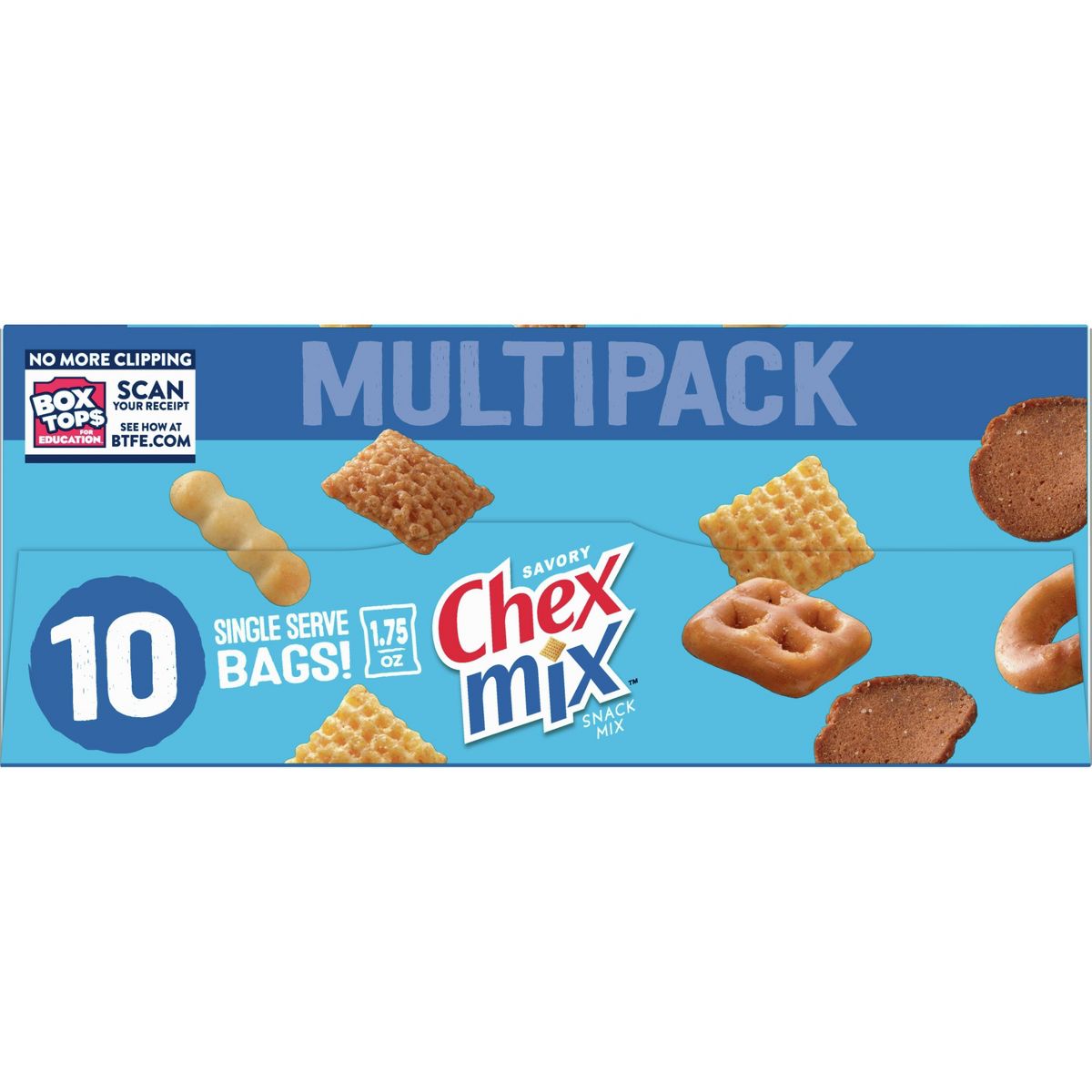 Chex Mix Mezcla de Botana Tradicional en Bolsas - 17.5 oz/10 ct - Imagen 10