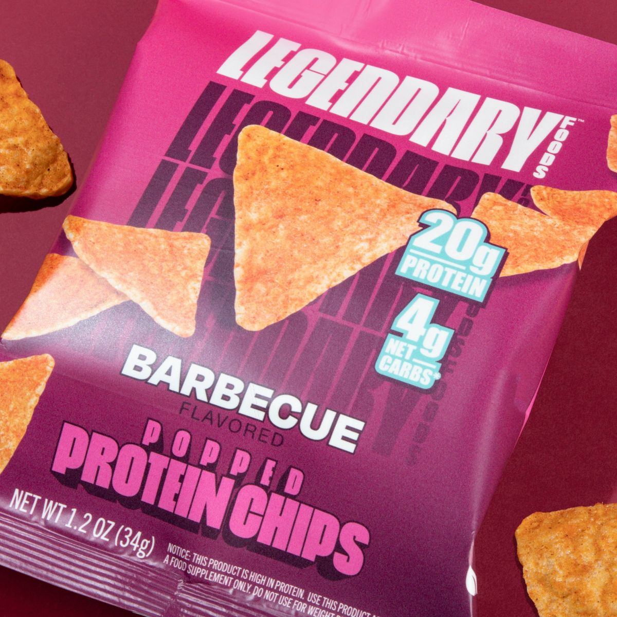 Legendary Foods Papas Proteínicas Horneadas Sin Gluten y Aptas para Keto - BBQ - 4.8 oz/4 ct - Imagen 5