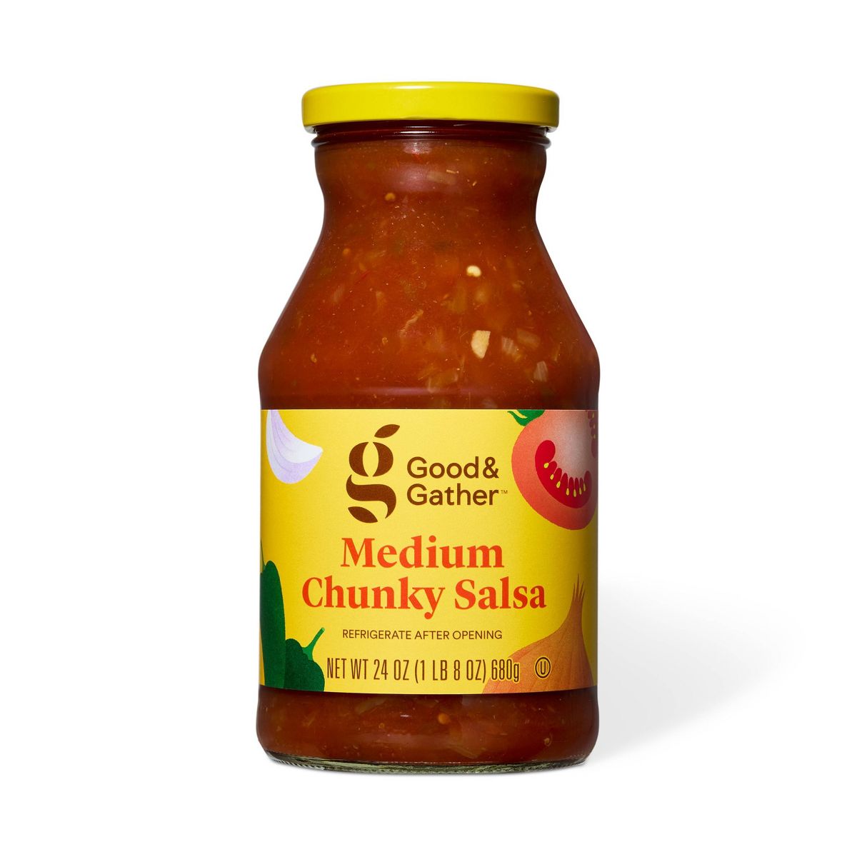 Salsa Chunky Mediana 24 oz - Good & Gather™