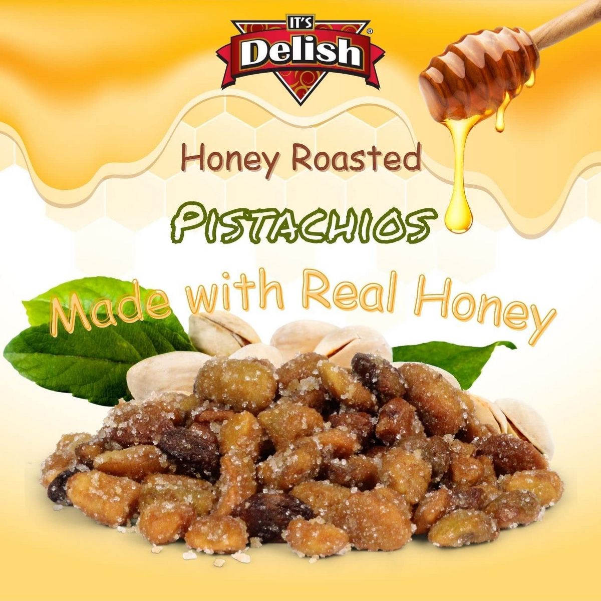 Pistachios Honey Roasted (Sin Cáscara) de It's Delish - Imagen 9