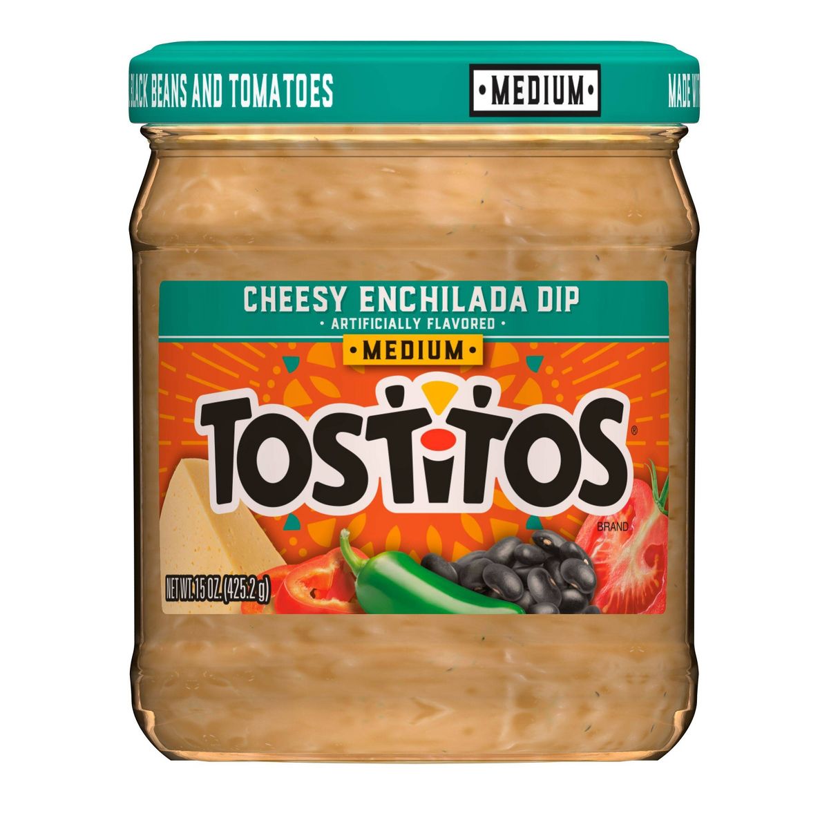 Tostitos Salsa Dip Sabor Queso Enchilada - 15 oz