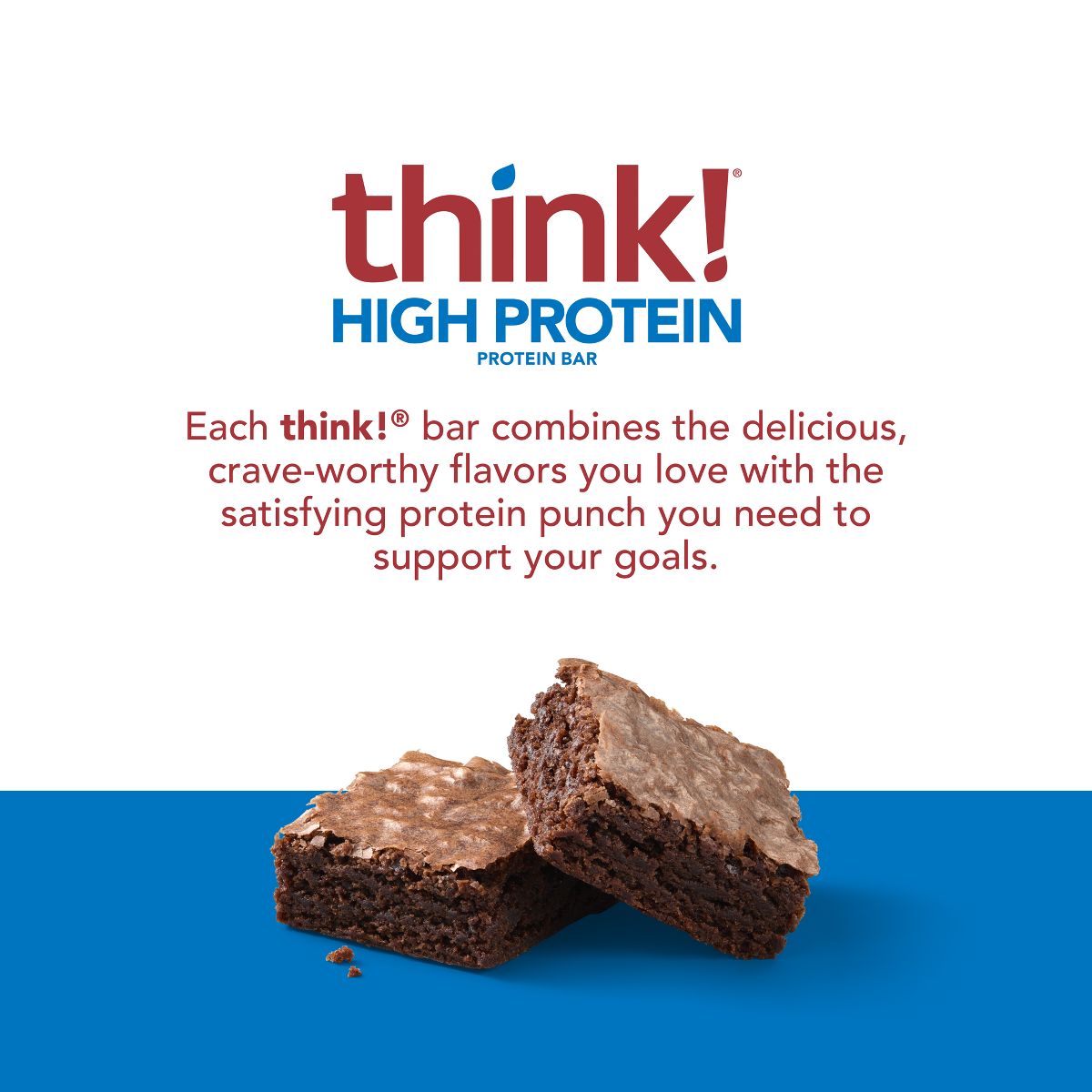 think! Barritas de Proteína Crujientes Sabor Brownie - Imagen 5