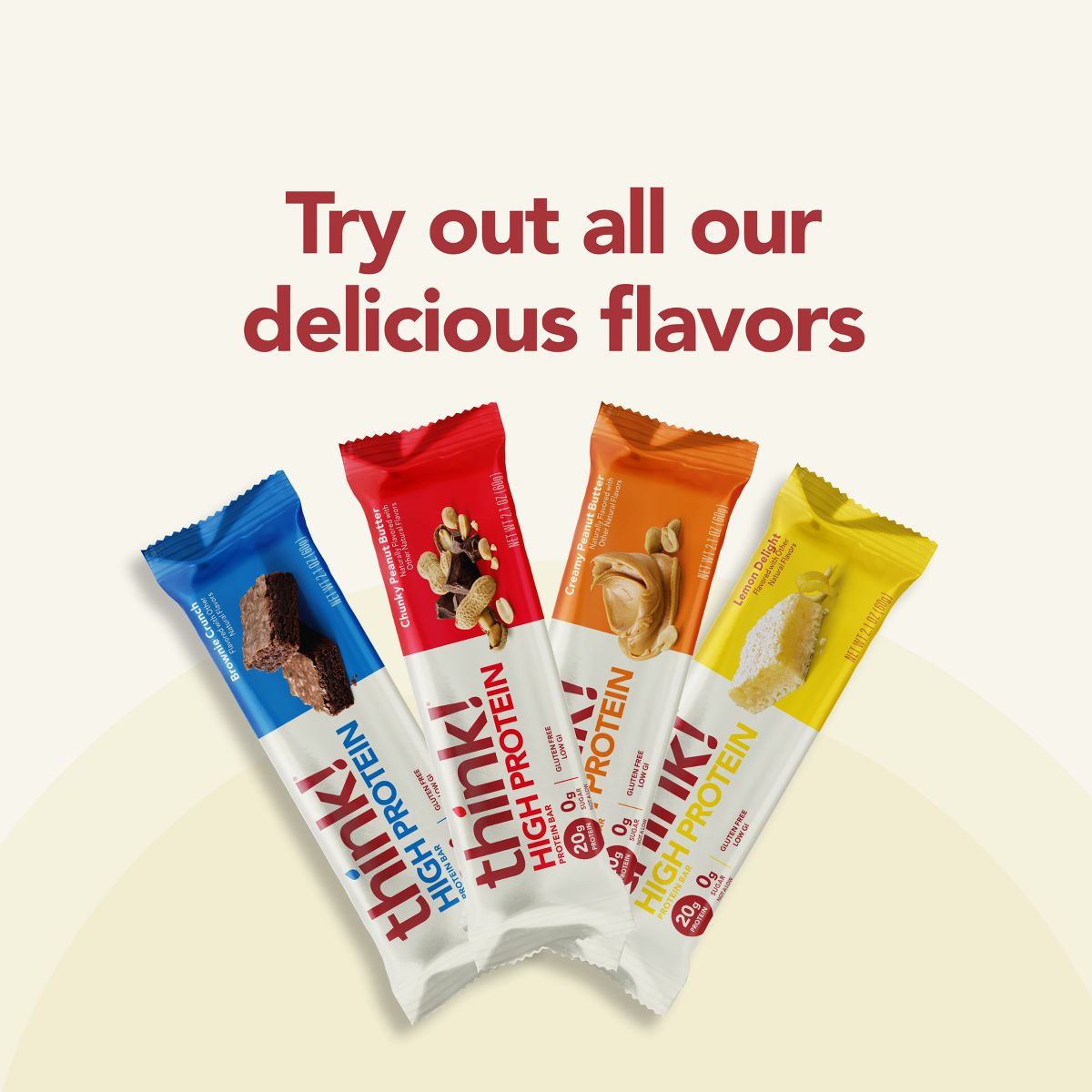 think! Barritas de Proteína Crujientes Sabor Brownie - Imagen 10