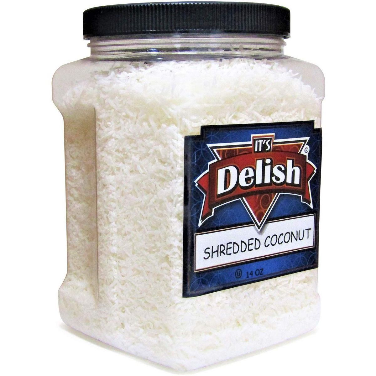 Coco rallado sin endulzar natural por IT'S DELISH, 14 oz | Envase jumbo - Imagen 2