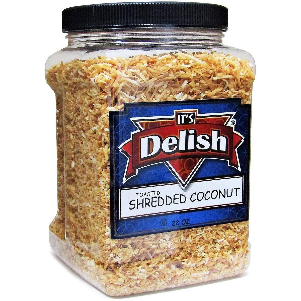 Coco tostado sin endulzar en hojuelas finas It's Delish, envase jumbo de 22 oz - Imagen 2
