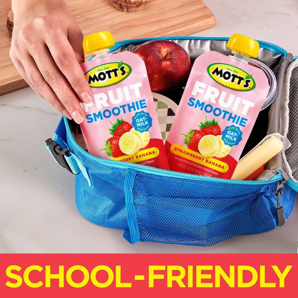 Mott's Smoothie de Frutas Fresa y Plátano en Bolsitas - 33.6 oz/8 ct - Imagen 6
